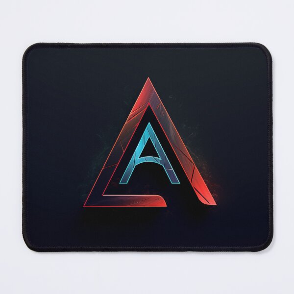 Item preview, Neon "A" Triangle: Abstract Logo designed and sold by aigcx.