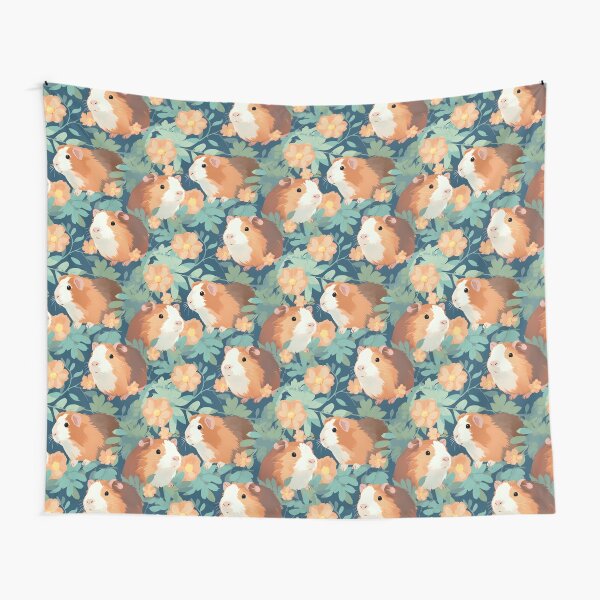 Guinea Pigs in Bloom II Tapestry