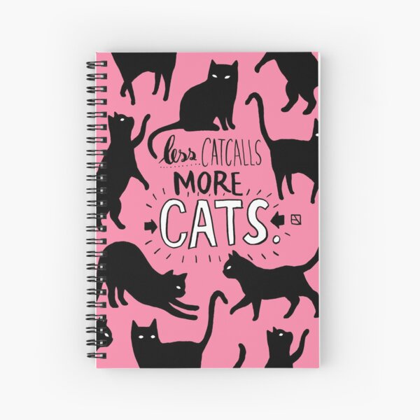 weniger Catcalls - mehr Katzen! Spiralblock