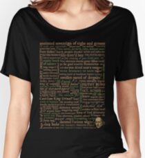 Shakespeare Insults Dark - Revised Edition (by incognita) Women's Relaxed Fit T-Shirt