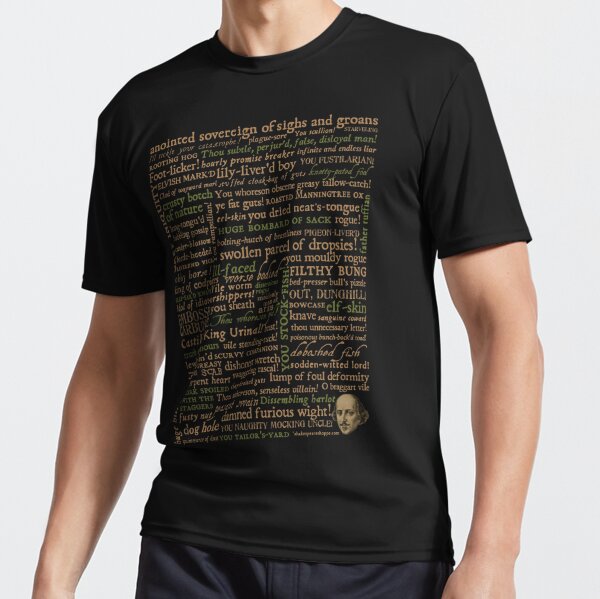 Shakespeare Insults Dark - Revised Edition (by incognita) Active T-Shirt