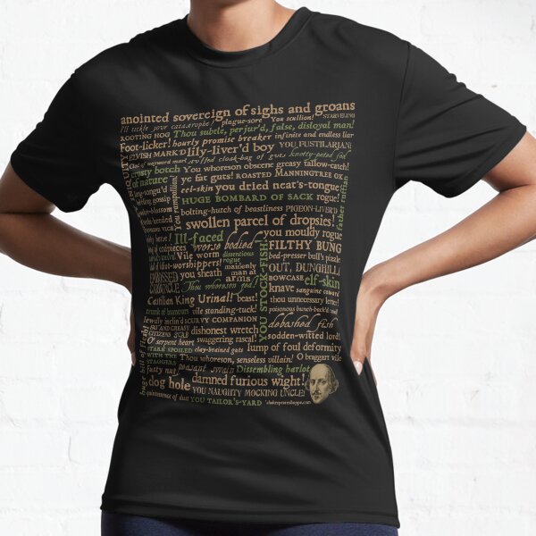 Shakespeare Insults Dark - Revised Edition (by incognita) Active T-Shirt