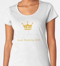 He Asked Me First- Royal Wedding 2018 Women's Premium T-Shirt