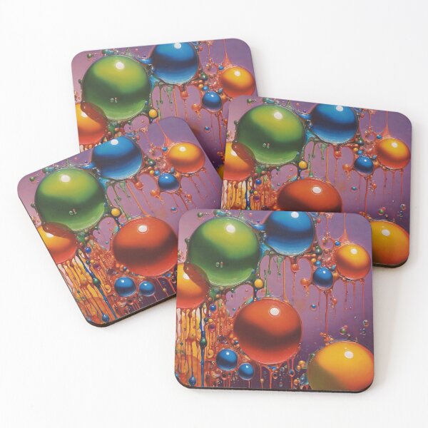 Item preview, bubble art -bright bubbles. designed and sold by Eandbeyond.