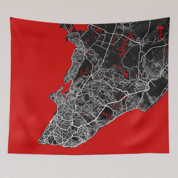 Item preview, Salvador City Map of Bahia, Brazil - Oriental designed and sold by deMAP.