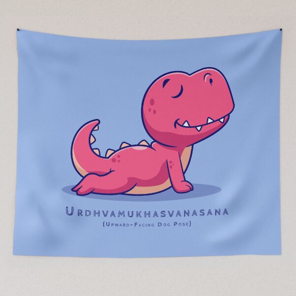 Item preview, Urdhva Mukha Svanasana | Yoga Pose : Baby Dinosaur designed and sold by savasanaqueen.