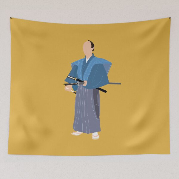 Item preview, Historical Japanese Samurai Silhouette designed and sold by MariOyama.