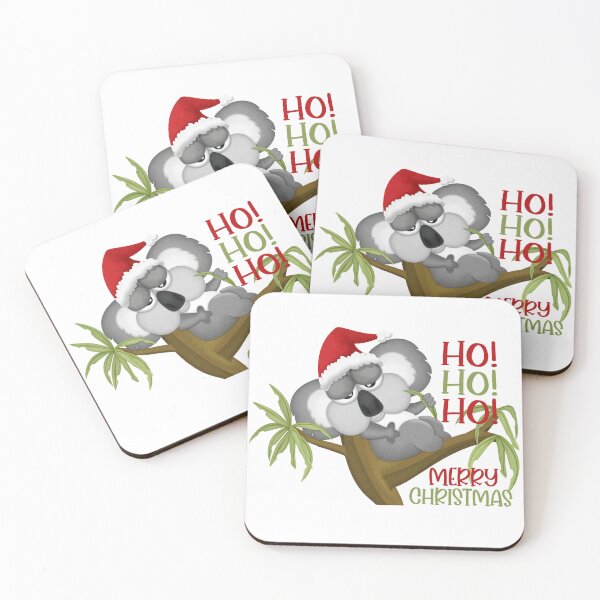 Item preview, Ho!Ho!Ho! Merry Christmas koala designed and sold by roundowl.