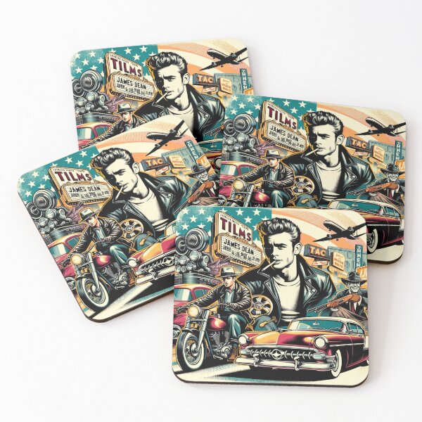 Item preview, James Dean's Aura: Classic Films, Vintage Cars, and Rebel Vibe designed and sold by LIAMRIVIERART.