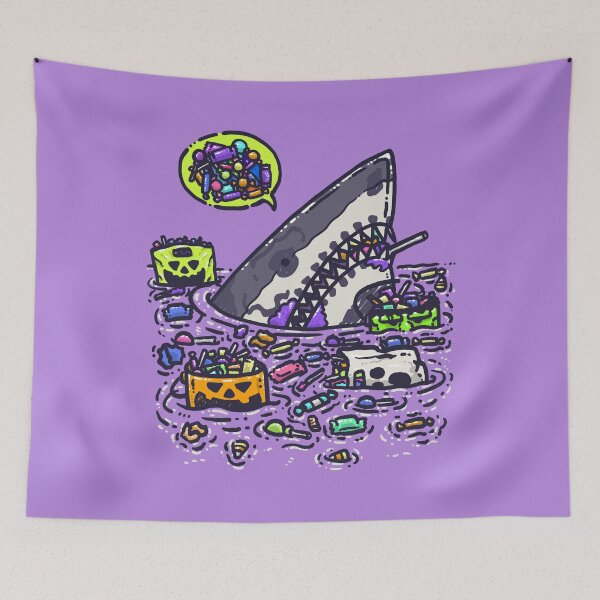 Item preview, Halloween Candy Destruction Shark designed and sold by nickv47.