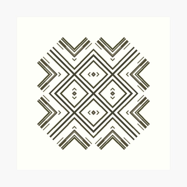 Pattern, tracery, weave, figure, structure, framework, composition, frame, texture Art Print