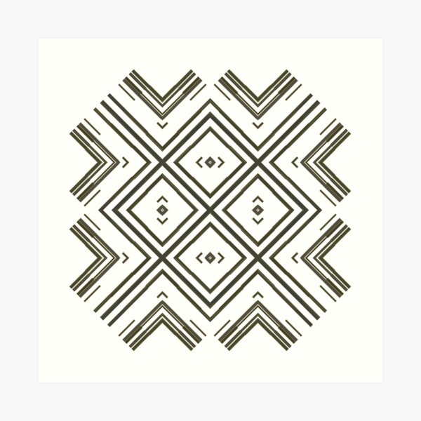 Pattern, tracery, weave, figure, structure, framework, composition, frame, texture Art Print
