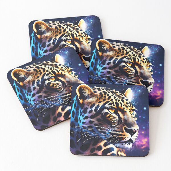 Item preview, Leopard illustration with a piercing gaze designed and sold by Gabriel0x.