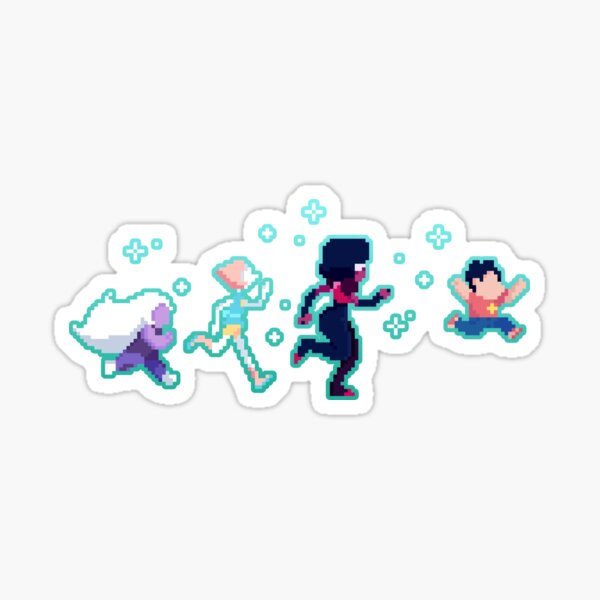 Pixel Gems Sticker