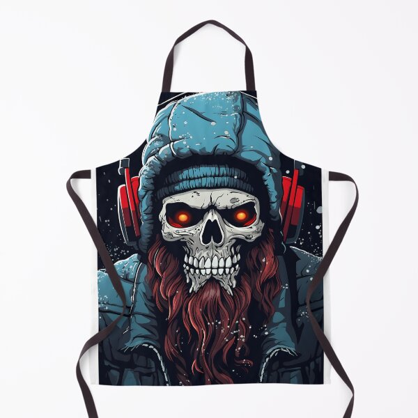 Item preview, Skull enjoying music in winters designed and sold by ArtByNRJ.