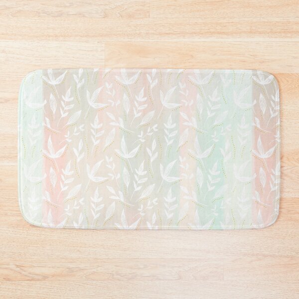 Item preview, Leaf pattern with soft colour background designed and sold by dytf79.