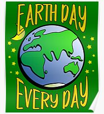 Don't Be Trashy, Save The Earth, Help End Plastic Pollution. #earthday Poster