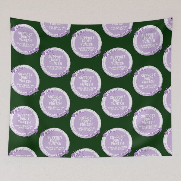 Item preview, Harm Reduction - Support Don_t Punish - Purple designed and sold by dorsettvenice.