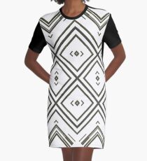 Pattern, tracery, weave, figure, structure, framework, composition, frame, texture Graphic T-Shirt Dress