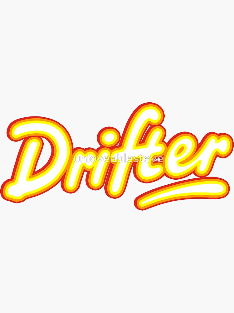 Retro Rowntree's Drifter chocolate bar pack logo by unloveablesteve