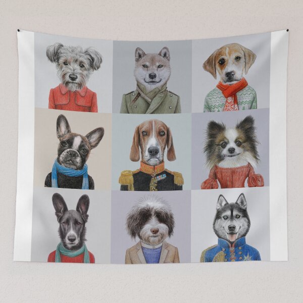 Item preview, dogs designed and sold by Windness Zao.
