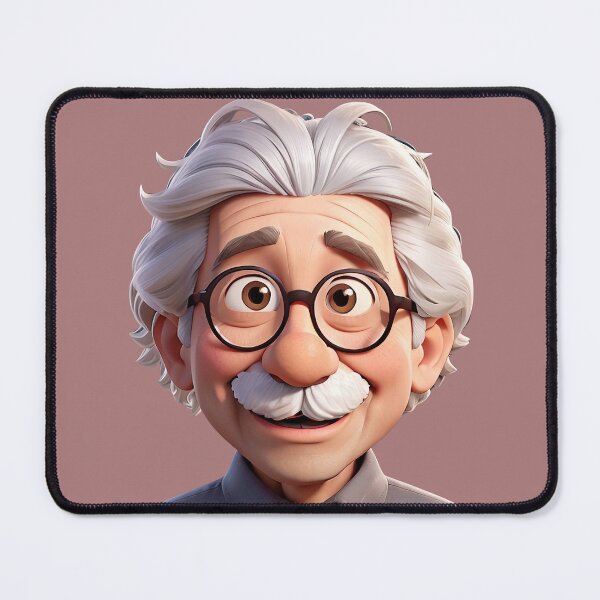 Item preview, Albert Einstein in smile face designed and sold by NaturalDream.