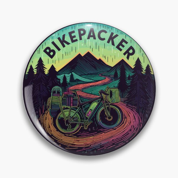 Item preview, BIKEPACKER - BIKEPACKING - Shirt, Hat, Hoodie, Sticker, etc designed and sold by cloudhiker.