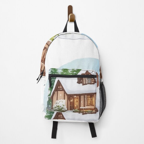 Item preview, English cottage house in winter designed and sold by Jayjaynaenae.