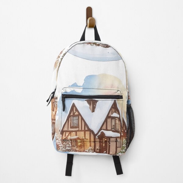 Item preview, English cottage house in winter designed and sold by Jayjaynaenae.