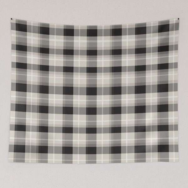 Item preview, Black and White Vintage Plaid designed and sold by Nicholas Panek.