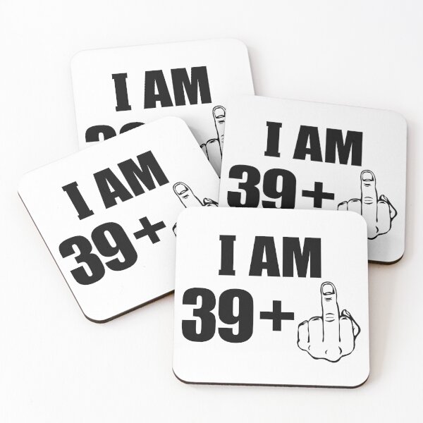 Item preview, I Am 39 + 1 plus Middle Finger 40th Birthday Funny designed and sold by fomodesigns.