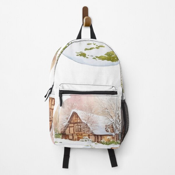 Item preview, English cottage house in winter designed and sold by Jayjaynaenae.