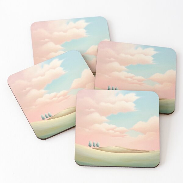 Item preview, Soft Pastel Landscape designed and sold by Red Witch Art.