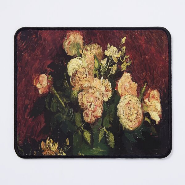 Item preview, Vincent van Gogh | Bowl with Peonies and Roses designed and sold by badguyduh.
