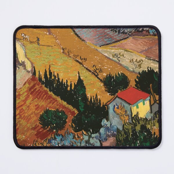 Item preview, Vincent van Gogh | Landscape with House and Ploughman designed and sold by badguyduh.