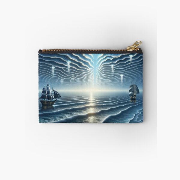 Item preview, Vessels Meet Jellyfish in a Circuitry Sea designed and sold by Newpixelland.