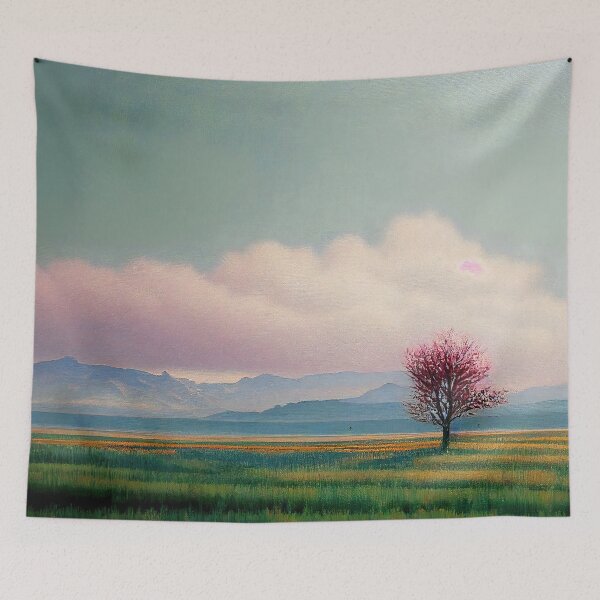 Item preview, Soft Pastel Landscape 1 designed and sold by Red Witch Art.