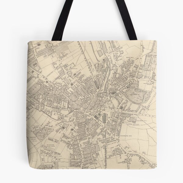 Item preview, Vintage Map of Bradford England (1851) designed and sold by BravuraMedia.