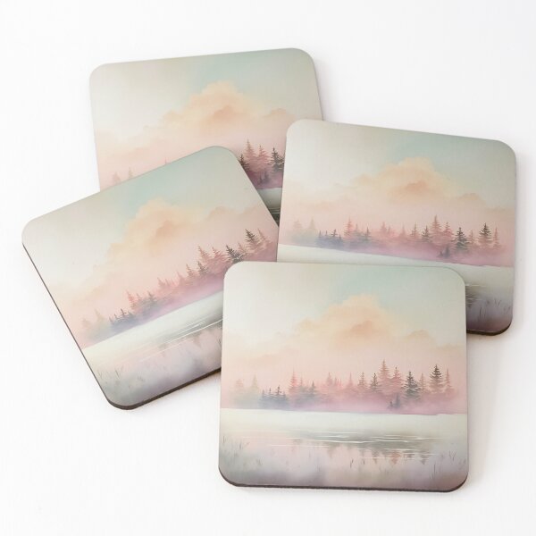 Item preview, Soft Pastel Landscape 2 designed and sold by Red Witch Art.