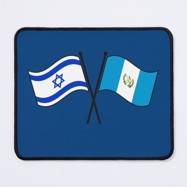 Item preview, Flag of Israel with flag of Guatemala designed and sold by Neeshki.