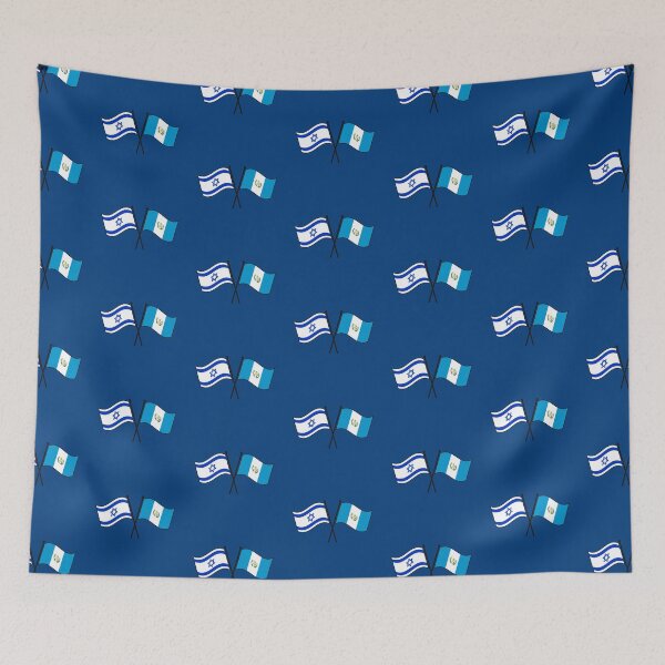 Item preview, Flag of Israel with flag of Guatemala designed and sold by Neeshki.