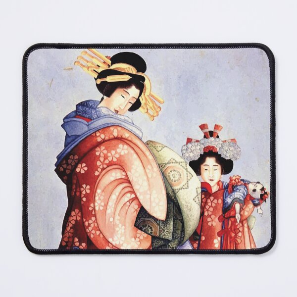Item preview, Katsushika Hokusai | Oiran and Kamuro designed and sold by badguyduh.