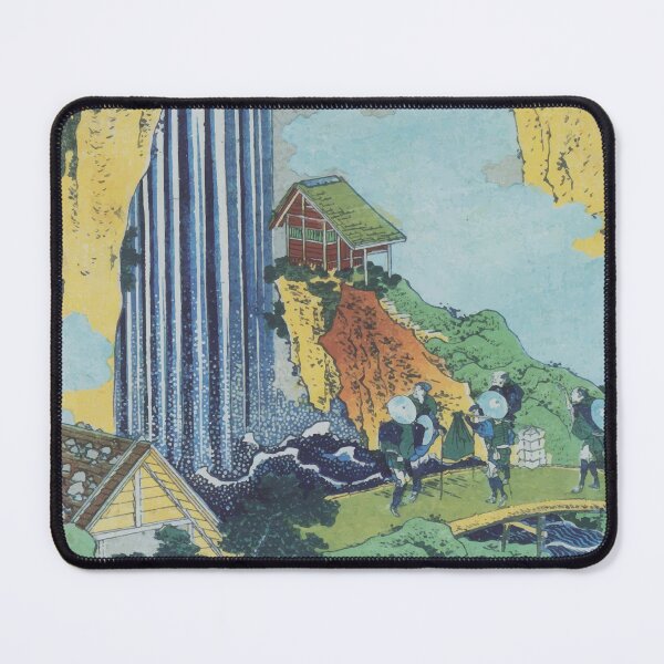 Item preview, Katsushika Hokusai | Ono Waterfall at Kisokaido designed and sold by badguyduh.