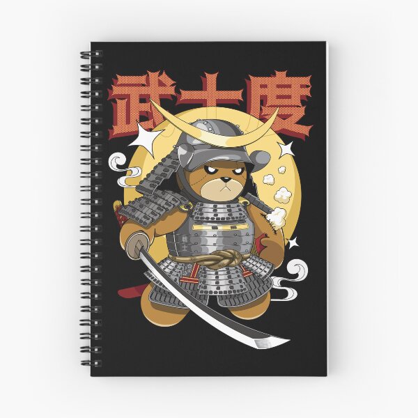 Item preview, Japanese teddy bear moon blade samurai character design designed and sold by SetthaSK.