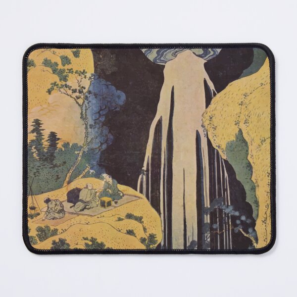 Item preview, Katsushika Hokusai | The Waterfall of Amida Behind the Kiso Road designed and sold by badguyduh.