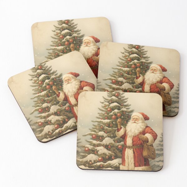 Artikelvorschau, Vintage verschneiter Weihnachtsmann entworfen und verkauft von lostinpixels.