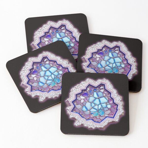 Item preview, Geode in Stained Glass Style designed and sold by stainedglass101.