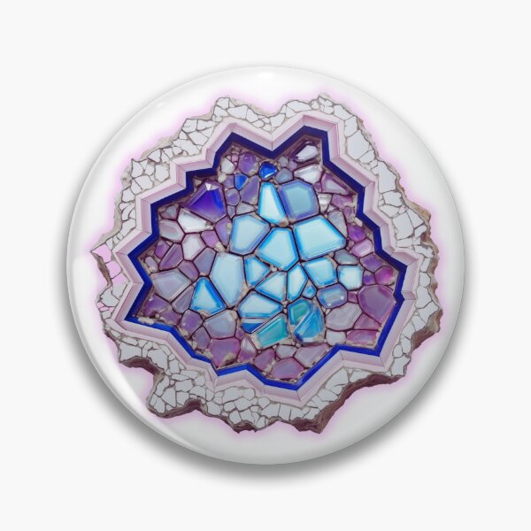 Item preview, Geode in Stained Glass Style designed and sold by stainedglass101.