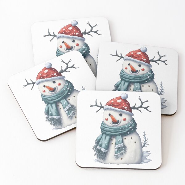 Item preview, Snowman wearing hat and scarf designed and sold by Jayjaynaenae.