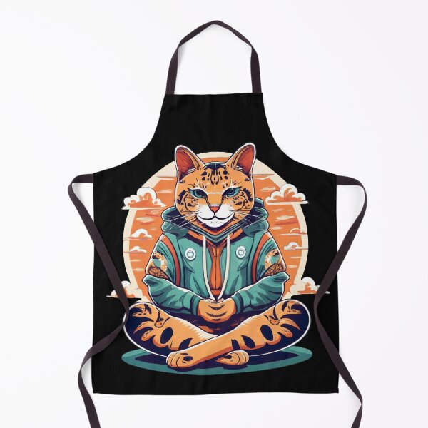 Item preview, Meditate cat designed and sold by Windness Zao.